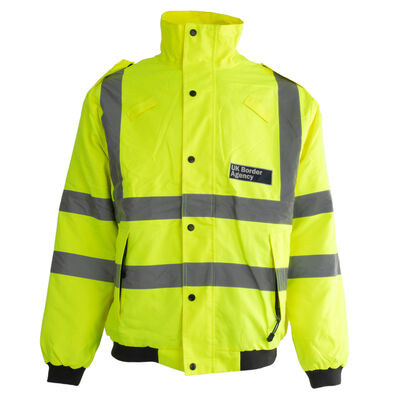 British Hi-Vis Border Patrol Safety Jacket | Lined [8 Jackets/Unit